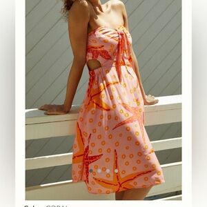 Farm Rio Under the Sea cover up dress large